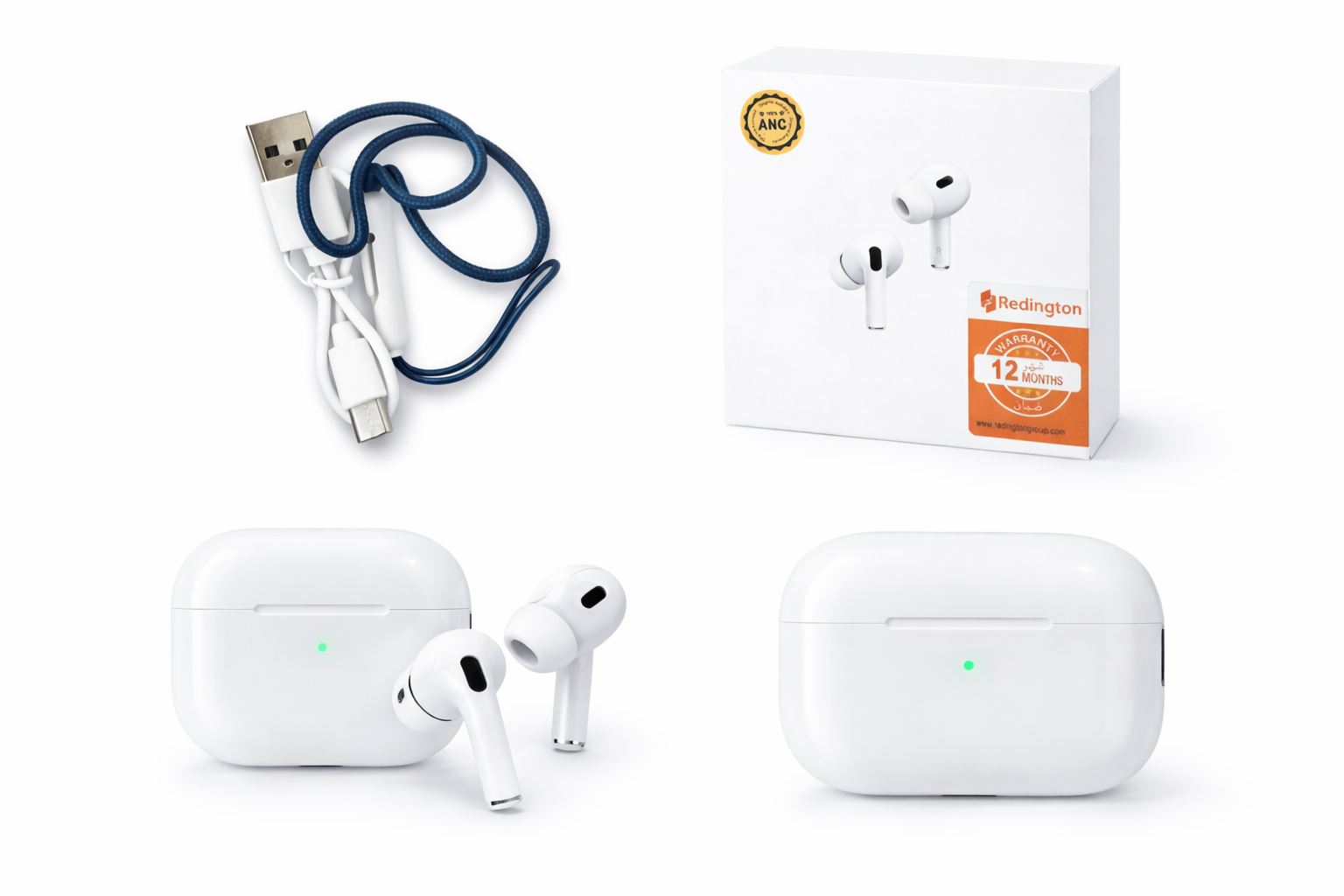 Pro 2 Wireless Earbuds with ANC Good Sound – Rich, immersive audio that brings every beat to life