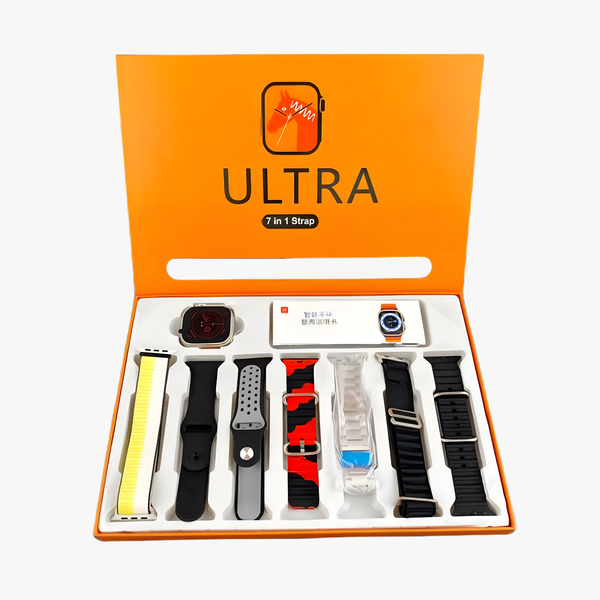 Ultra Smart Watch – 7 in 1 Strap Combo